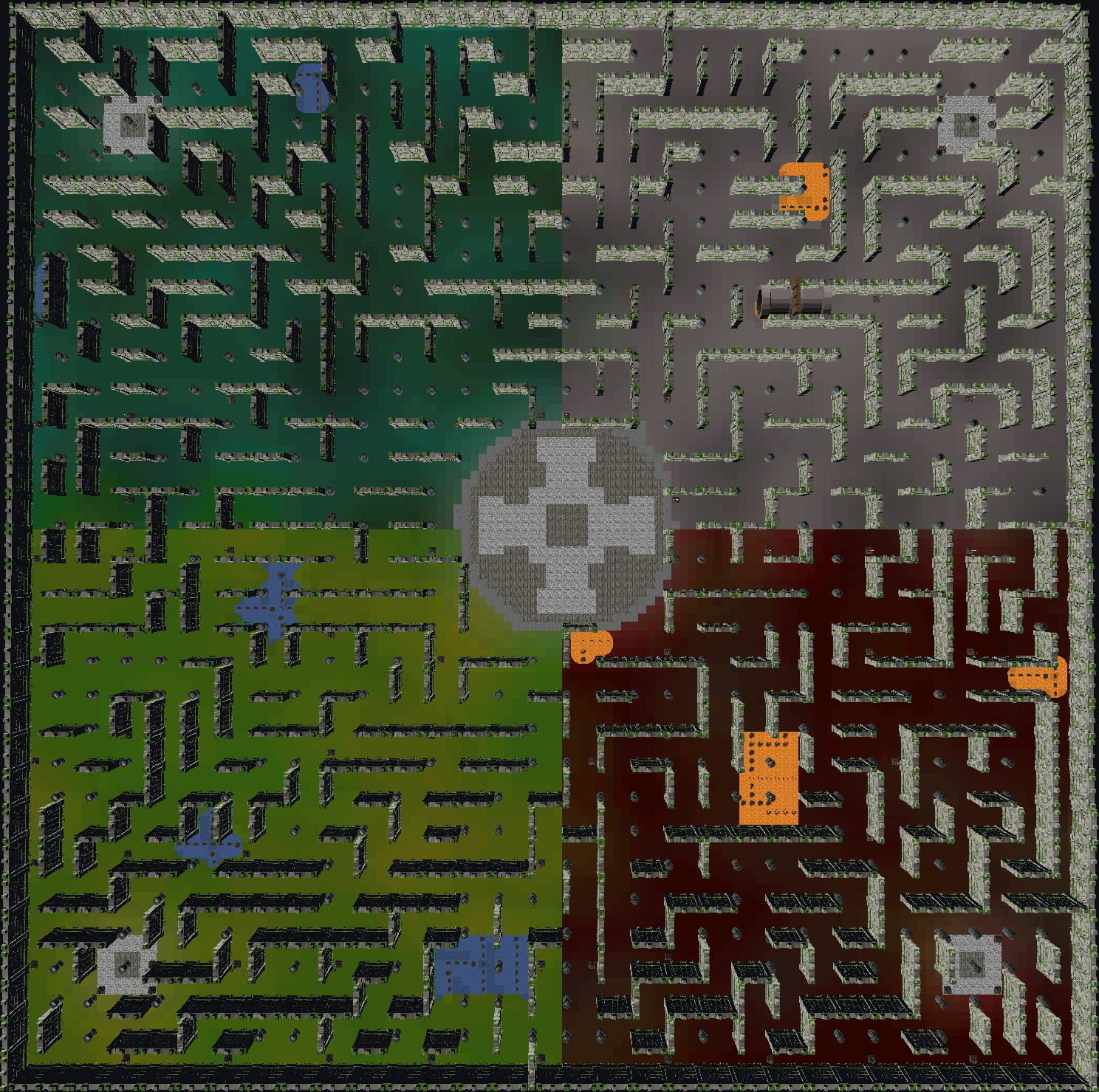 Annotated map
