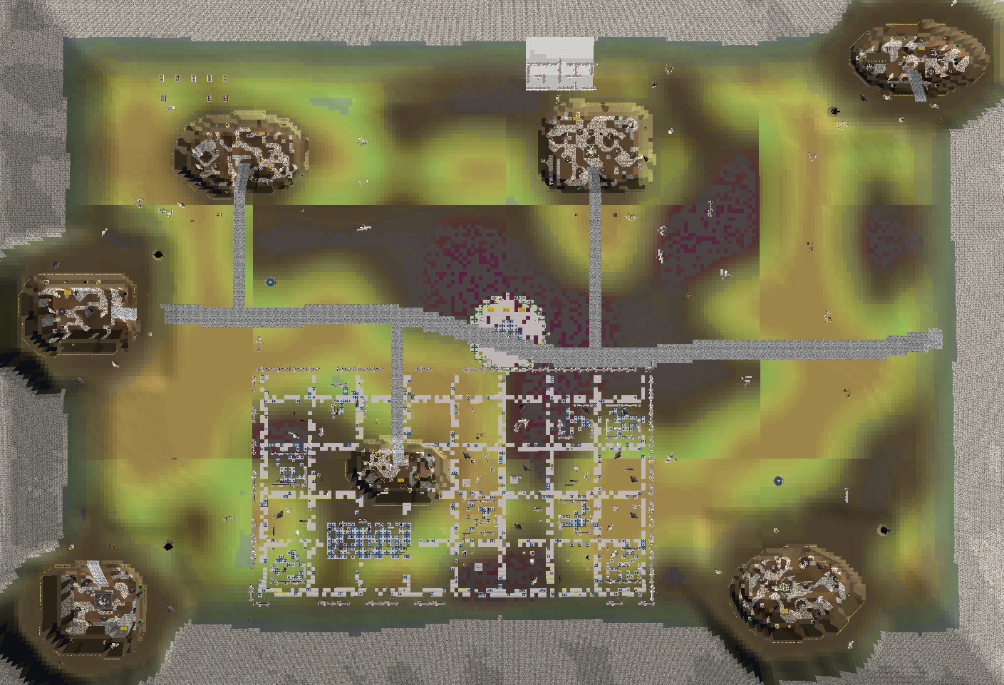 Annotated map